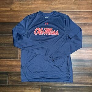 Under Armour Ole Miss Long Sleeve Performance Shirt